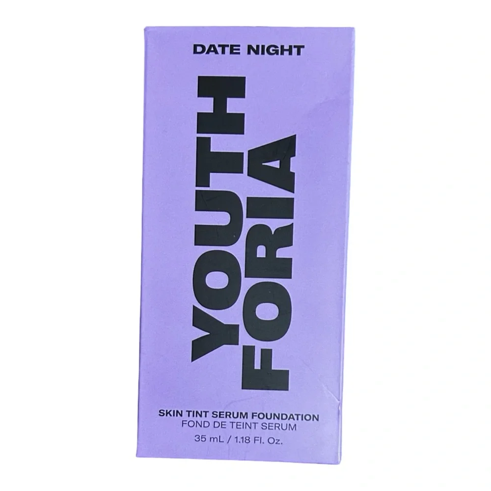 NIB YOUTHFORIA DATE NIGHT SKIN TINT SERUM FOUNDATION 345